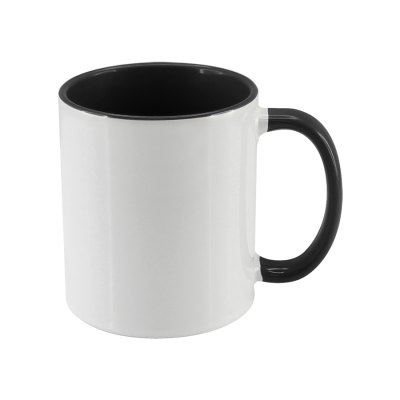 Miniatura 5 de Tazón Cerámico Bicolor 350cc para Sublimación