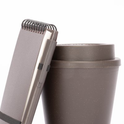 Set KAUAI: Mug, Libreta A6, Bolígrafo y Caja - Regalos Corporativos