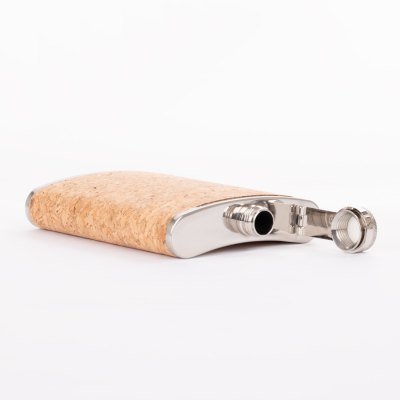 Petaca licorera "CORK" 8 oz - Regalos Corporativos