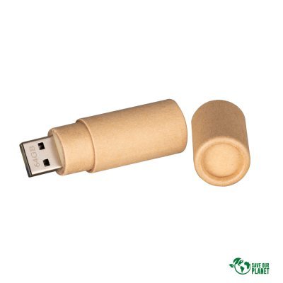 USB Pendrive Ecológico 64GB de Cartón - Regalos Corporativos