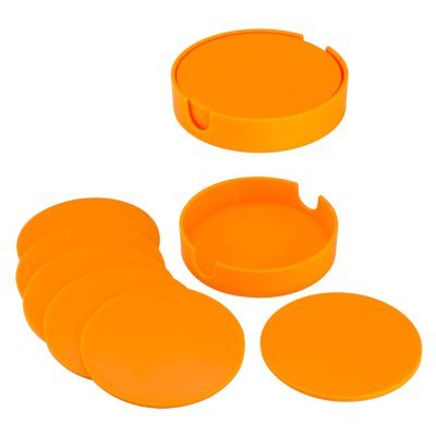 Set de Posavasos Plásticos Redondos - Regalos Corporativos