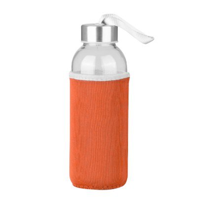 Botella de Vidrio Silica con funda de Neopreno 440cc - Regalos Corporativos