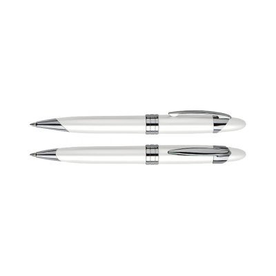 Bolígrafo Metálico White Pearl - Regalos Corporativos