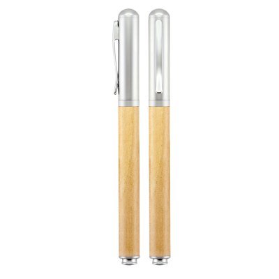 Roller Pen Bamboo y Metal - Regalos Corporativos