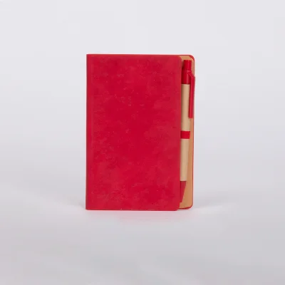 Libreta Memo Set "AURORA" de Eco-Cuero, con Bolígrafo. - Regalos Corporativos