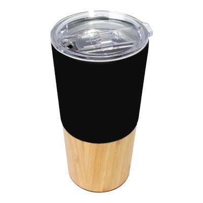 Mug metálico/bamboo "AURUS" 500cc - Regalos Corporativos