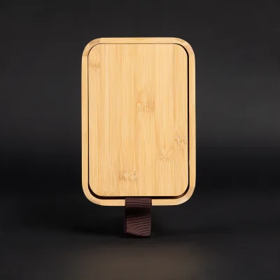 Caja organizadora de Bamboo con espejo "ANNA" - Regalos Corporativos