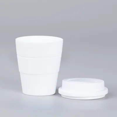 Mug Express Cup "WHITE" 356cc con banda silicona - Regalos Corporativos