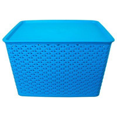 Canasto plástico 24 lt con tapa - Regalos Corporativos