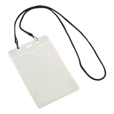 Porta-Credencial con Colgador Negro - Regalos Corporativos