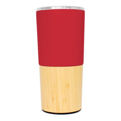 Mug metálico/bamboo "AURUS" 500cc - Regalos Corporativos