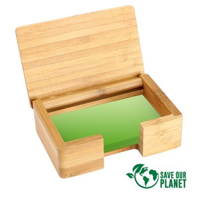Tarjetero Sobremesa de Bamboo - Regalos Corporativos