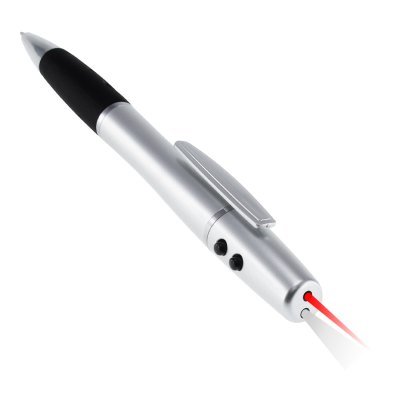 Bolígrafo plástico con LED y Puntero Láser - Regalos Corporativos