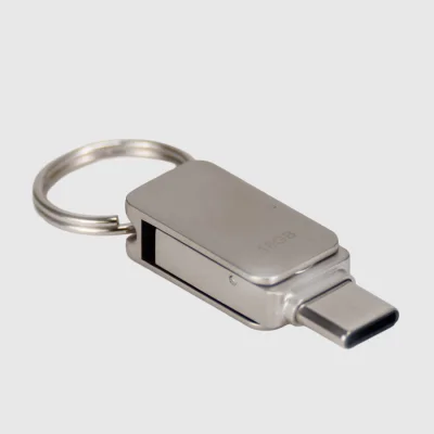 Miniatura 9 de USB 3.0 Mini-Pendrive "Giro" de Acero inoxidable 16GB