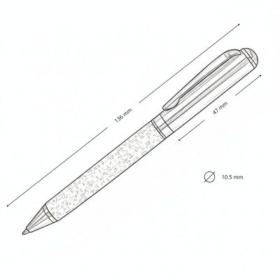 Bolígrafo de acero JODHPUR - Regalos Corporativos