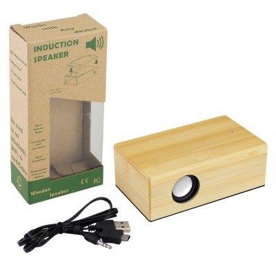 Parlante Inducción de Bamboo - Regalos Corporativos