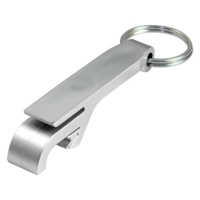 Llavero-Destapador Plateado - Regalos Corporativos