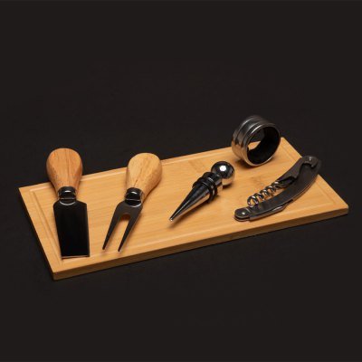 Set Wine & Cheese "FUTRONO" de Bamboo - Regalos Corporativos
