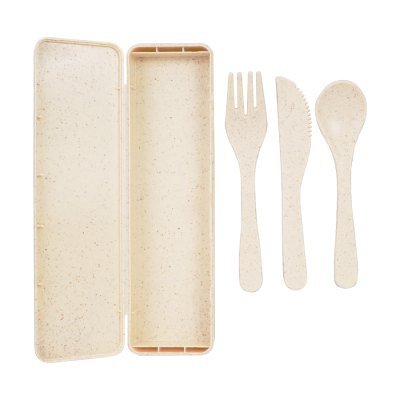 Set de 3 cubiertos Ecológico - Regalos Corporativos