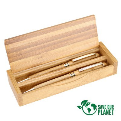 Set de Escritura de Bamboo - Regalos Corporativos