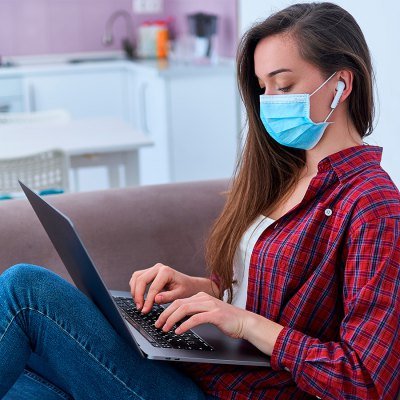 CAJA de 50 mascarillas de 3 capas No-médica / B.F.E. 90% - Regalos Corporativos