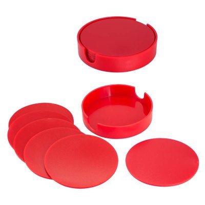 Set de Posavasos Plásticos Redondos - Regalos Corporativos