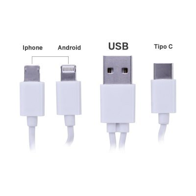Connect Multicargador 4-en-1 - Regalos Corporativos