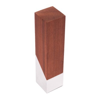 Bloque Trofeo de Acero y Madera "LUKAS" - Regalos Corporativos