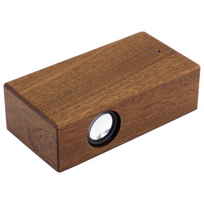 Parlante Grande Inducción Madera Nogal - Regalos Corporativos